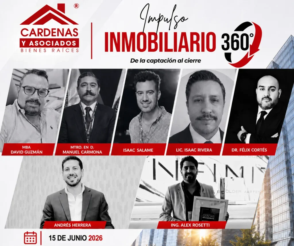Cartel ponentes impulso inmobiliario 360